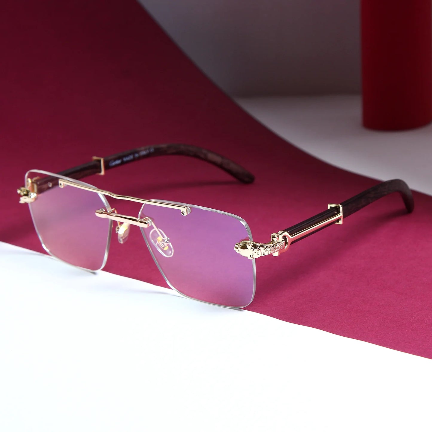 Winter Gold Day night Unisex Sunglasses